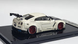 1:64 Veloce Nissan Skyline GT-R R35 LB Performance Pearl White. Resin.