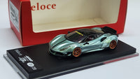 1:64 Veloce Ferrari 488 GTB LB Performance Ice Blue. Resin