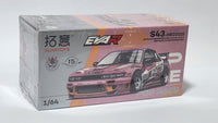 Pop Race Xcartoys Nissan Silvia S13 1087X Chrome. EVA RT Production Model Custom Type-08 (Echo Gao). Beijing Event Special 2025