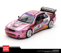 Pop Race Xcartoys Nissan Silvia S13 1087X Chrome. EVA RT Production Model Custom Type-08 (Echo Gao). Beijing Event Special 2025