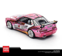 Pop Race Xcartoys Nissan Silvia S13 1087X Chrome. EVA RT Production Model Custom Type-08 (Echo Gao). Beijing Event Special 2025
