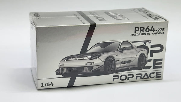 1:64 Pop Race Mazda RX-7 FD3S Re Amemiya. 2025 Japan Minicar A GoGo Event. PR640275