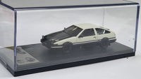 1:43 Modeler's Toyota Sprinter Trueno AE86 Initials D Fujiwara Takumi White Resin