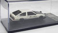 1:43 Modeler's Toyota Sprinter Trueno AE86 Initials D Fujiwara Takumi White Resin