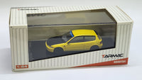1:64 Tarmac Works Honda Civic EG6 Gr.A Racing Yellow Spoon JDM Diecast