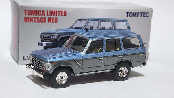 1:64 Tomica Limited Vintage Neo Tomytec LV-N268a Toyota Land cruiser 60 North American model 1988 model. Diecast