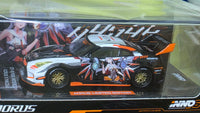 1:64 inno64 Nissan Skyline GT-R R35 Widebody Decorated Anime Car. AORUS X inno64 Limited Edition