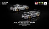 1:64 Pop Race Toyota GT300 Supra Top Secret Raw Metal. Hong Kong Vintage Diecast Expo 2025. PR640332. Diecast.