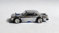 1:64 Pop Race Nissan Skyline GT-R V8 Drift (Hakusuka) Silver Chrome 330. Hong Kong Toy Car Salon 2025.