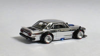 1:64 Pop Race Nissan Skyline GT-R V8 Drift (Hakusuka) Silver Chrome 330. Hong Kong Toy Car Salon 2025.