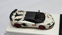 1:64 Veloce x Apex Studio Lamborghini Aventador SVJ Matt Pearl White