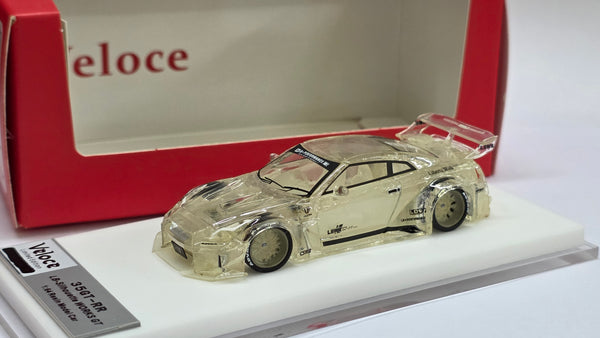 1:64 Veloce Nissan Skyline GT-R R35 35GT-RR LB Performance LBWK Transparent