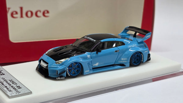 1:64 Veloce Nissan Skyline GT-R R35 35GT-RR LB Performance LBWK Sky Blue