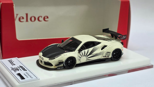 1 of 1 pcs 1:64 Veloce Ferrari 488 GTB LB Performance LBWK Matt Ivory Zero Fighter