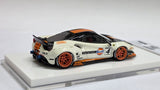1:64 Veloce Ferrari 488 GULF White/Orange LB Performance LBWK