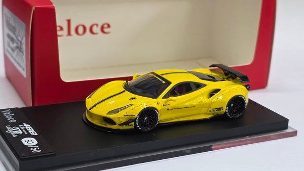 1:64 Veloce Ferrari 488 GTB LB Performance LBWK Yellow