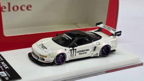1:64 Veloce Honda NSX NA1 LB Performance LBWK Pearl Monster MAXX