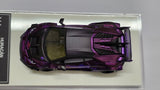 1 of 1 pcs 1:64 Veloce Lamborghini Huracan LBWK Matt Purple Red Bull