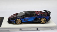 1:64 Veloce x Apex Studio Lamborghini Aventador SVJ Chrome Red/Blue