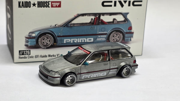 Chase 1:64 Mini GT X Kaido House Honda Civic EF9 Kaido Works V1 KHMG126