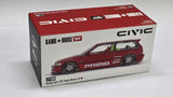 Chase Kaido House X Mini GT Honda Civic EF9 Kaido Works V2 M Red KHMG156