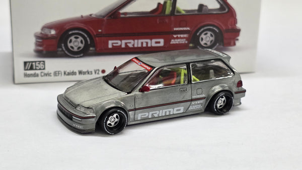 Chase Kaido House X Mini GT Honda Civic EF9 Kaido Works V2 M Red KHMG156