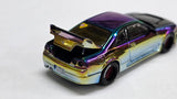 1:64 Pop Race Nissan Skyline GT-R R33 Magic Chrome Vancouver Edition PR64-0425