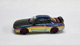 1:64 Pop Race Nissan Skyline GT-R R32 Magic Chrome Vancouver Edition PR64-0424