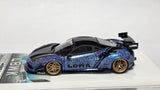 1:64 Veloce Ferrari 488 GTB Blue Glitter LB Performance. No: 01/01