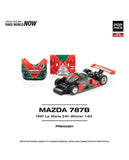 1:64 Pop Race Mazda 787B #55 Group C Winner 24 Hours of Le Mans in 1991 #301 Diecast