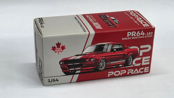 Chase 1:64 Pop Race Ford Shelby Mustang GT500 Chrome Red Canada
