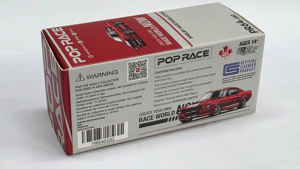 Chase 1:64 Pop Race Ford Shelby Mustang GT500 Chrome Red Canada