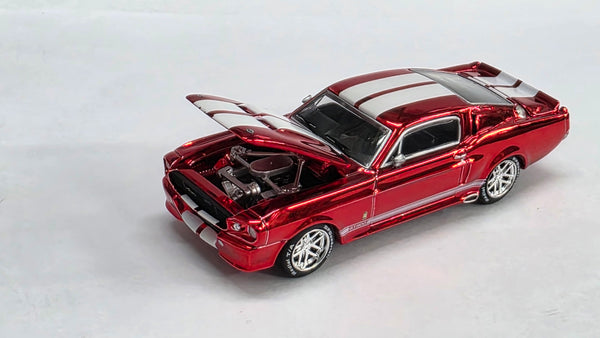 Chase 1:64 Pop Race Ford Shelby Mustang GT500 Chrome Red Canada