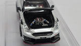 1:64 BM Creations Top Secret Nissan Skyline GT-R R35, Matt Pearl White. 2026 TMCS The model car show Malaysia.