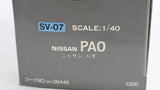 Diapet Yonezawa SV-07 Nissan PAO PAOSIDE Ivory Made in Japan 1:40