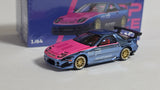 1:64 Pop Race Mazda RX-7 FC3S RE AMEMIYA Chrome. Hong Kong Toy car Salon 2026