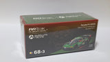 Chase 1:64 AR box Almost Real Porsche 911 GT3 R 2026 GT World Challenge Asia Barong Mandalika #911 Chrome Green GTWCA