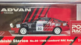 1:64 Pop Race Mitsubishi Starion No.80 1986 Lombard RAC Rally Group A Diecast