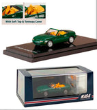 1:64 Hobby Japan HJ64 Mazda MX-5 Euno Roadster Green Diecast