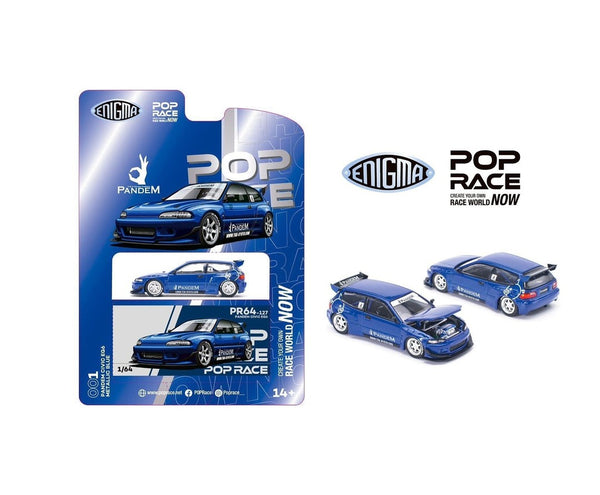 1:64 Pop Race x Engima Exclusive Honda Civic EG6 Pandem
