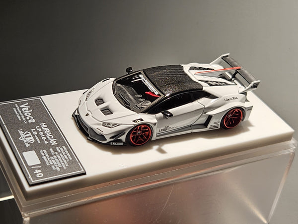 1:64 Veloce Lamborghini Huracan LP610-4 LB Performance Gloss White. Resin