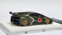 1:64 Veloce Lamborghini Huracan LP610-4 LB Gloss Zero Sen. Resin