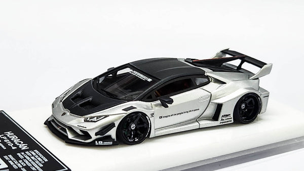 1:64 Veloce Lamborghini Huracan LP610-4 LB Performance LBWK Matt Silver. Resin