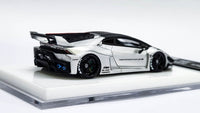 1:64 Veloce Lamborghini Huracan LP610-4 LB Performance LBWK Matt Silver. Resin