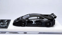1:64 Veloce Lamborghini Huracan LP610-4 LB Performance Black LV. Resin