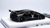 1:64 Veloce Lamborghini Huracan LP610-4 LB Performance Black LV. Resin
