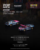 1:64 Pop Race Mazda RX-7 FC3S RE AMEMIYA Chrome. Hong Kong Toy car Salon 2026