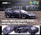 1:64 Inno64 inno Ferrari F40 Liberty Walk Matt Black Hong Kong Toycar Salon 2023