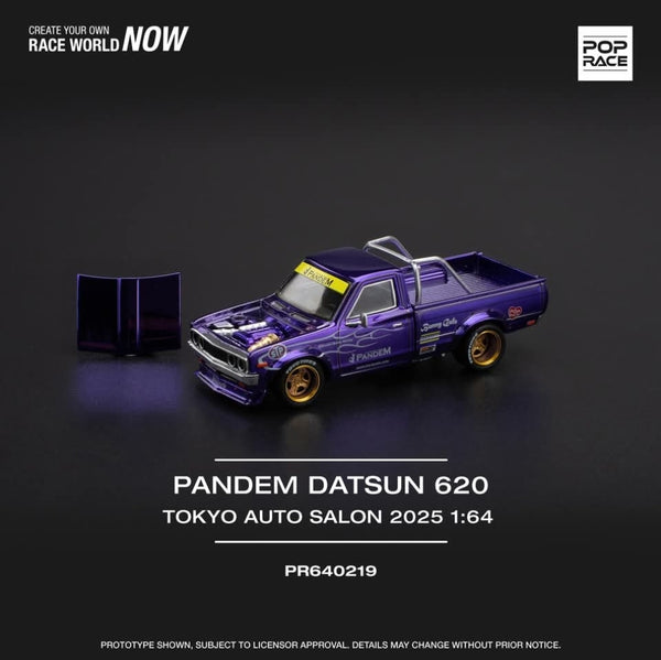 1:64 Pop Race Pandem Rocket Bunny Datsun 620 Tokyo Auto Salon 2025