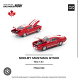 1:64 Pop Race Ford Shelby Mustang GT500 Red Canada Edition #182